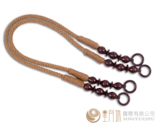72±5cm腊绳手把-土黄色(长)