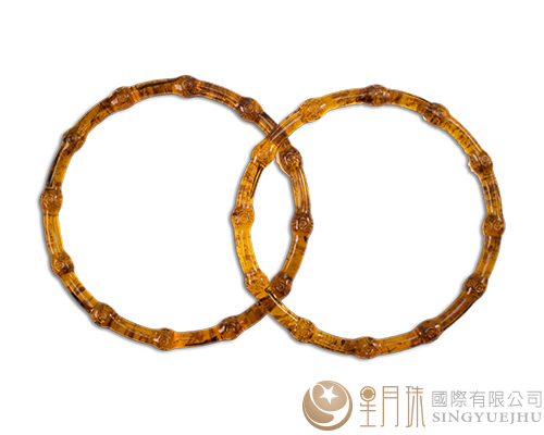 仿藤圈(大)琥珀花纹