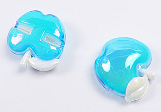苹果珠-蓝色-10入