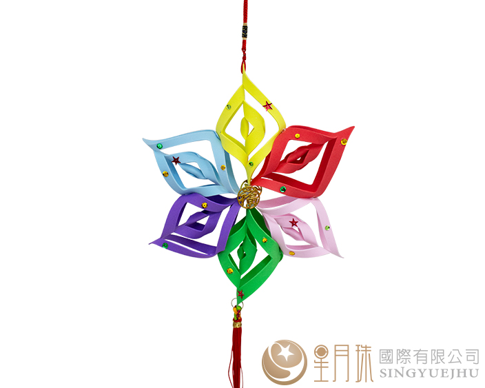 DIY-彩麗皮吉祥吊飾材料包(M004)