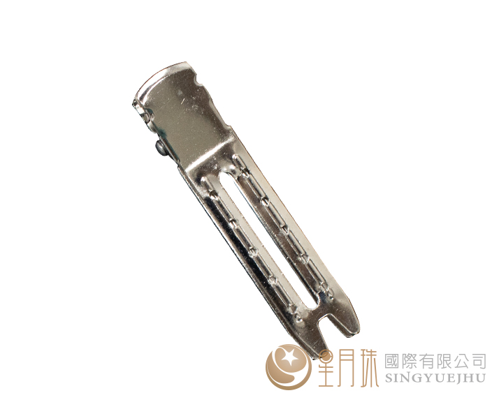 台製MIT-H型鴨嘴夾-鎳色-10入