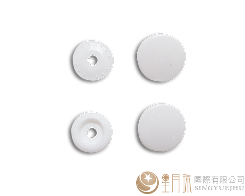 塑膠壓釦-12mm/100入-白
